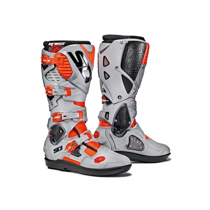 STIVALI CROSSFIRE 3 SRS  ROSSO FLUO CENERE | SIDI