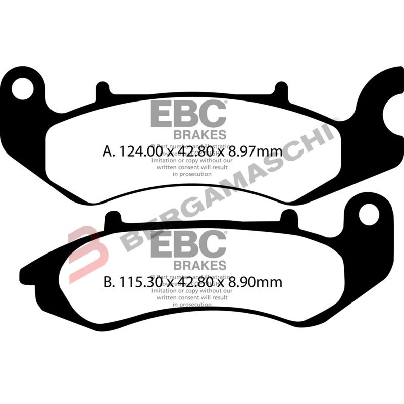 PASTIGLIE BENELLI TNT 125 | EBC BRAKES