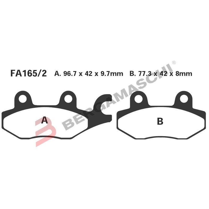 PASTIGLIE R CAGIVA GRAN CANYON POST. | EBC BRAKES