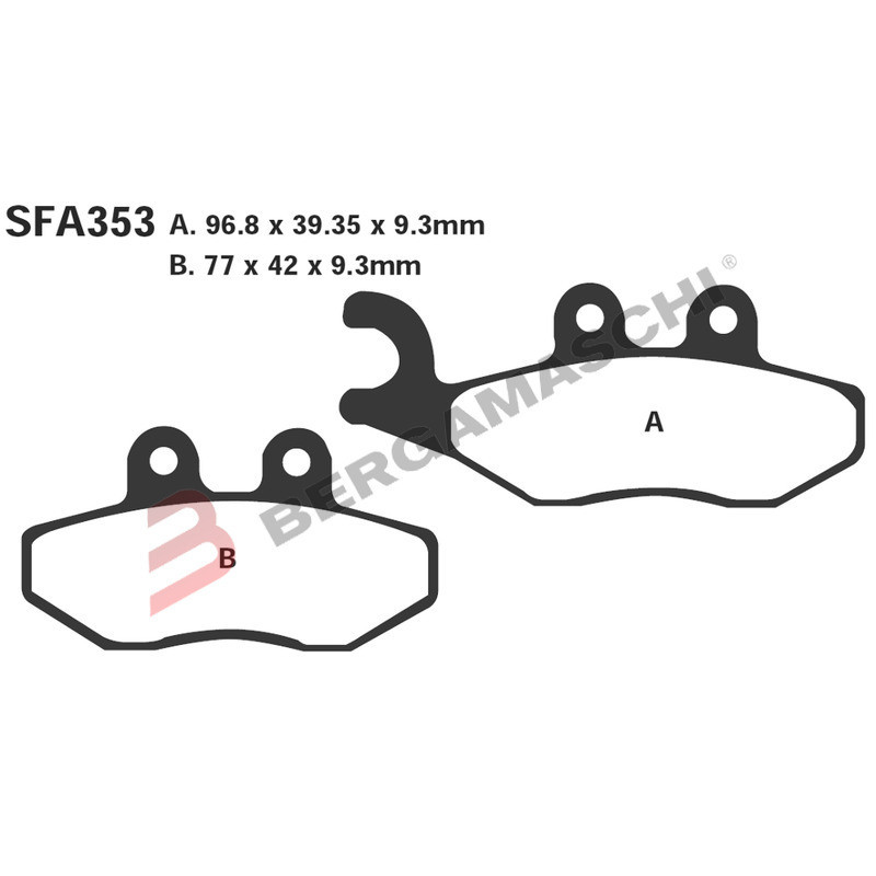 PASTIGLIE SFA X8-X9-BEVERLY | EBC BRAKES