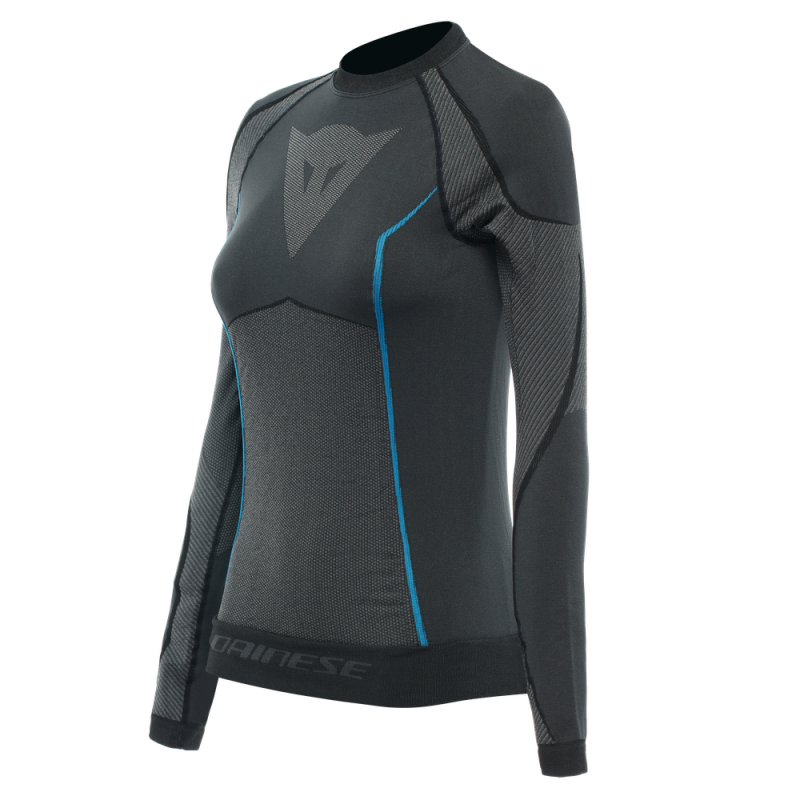 FELPA DRY LS LADY BLACK BLUE | DAINESE