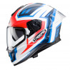 CASCO DRIFT EVO GAMA MATT WHITE / RED FLUO / BLUE CABERG