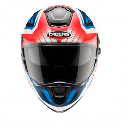 CASCO DRIFT EVO GAMA MATT WHITE / RED FLUO / BLUE CABERG