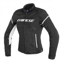 AIR FRAME D1 LADY TEX JACKET-948-BLACK/BLACK/WHITE DAINESE