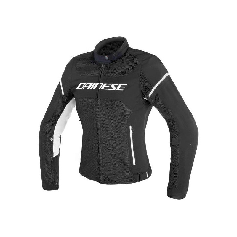 AIR FRAME D1 LADY TEX JACKET-948-BLACK/BLACK/WHITE DAINESE