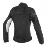 AIR FRAME D1 LADY TEX JACKET-948-BLACK/BLACK/WHITE DAINESE