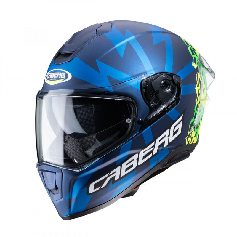 CASCO DRIFT EVO STORM MATT BLUE/YELLOW FLUO/GREEN FLUO CABERG