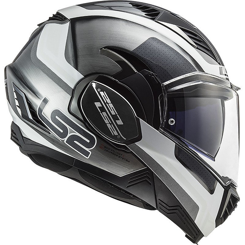 CASCO MODULARE LS2 FF900 VALIANT II ORBIT JEANS Taglia Int XL