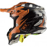 CASCO MOTOCROSS LS2 MX470 SUBVERTER EMPEROR BLACK ORANGE