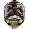 CASCO MOTOCROSS LS2 MX470 SUBVERTER EMPEROR BLACK ORANGE