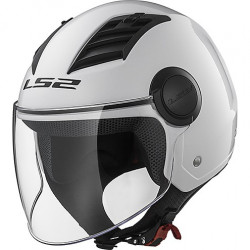 CASCO LS2 OF562 AIRFLOW  CASCO LS2 OF562 AIRFLOW MATT BLACK LONG / GLOSS  WHITE / GLOSS PINK PESO: GR 950 ± 50 SCHERMO caratteristiche: Gli schermi  dei caschi LS2 sono composti