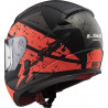 CASCO INTEGRALE LS2 FF353 RAPID DEADBOLT MATT BLACK ORANGE X