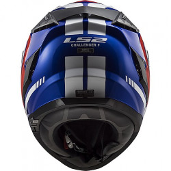 CASCO INTEGRALE LS2 FF327 CHALLENGER FUSION BLUE RED