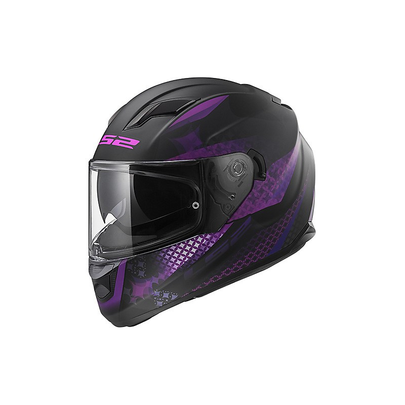 Casco Integrale Ls2 Ff320 Stream Evo Hype Nero Bianco Titanio