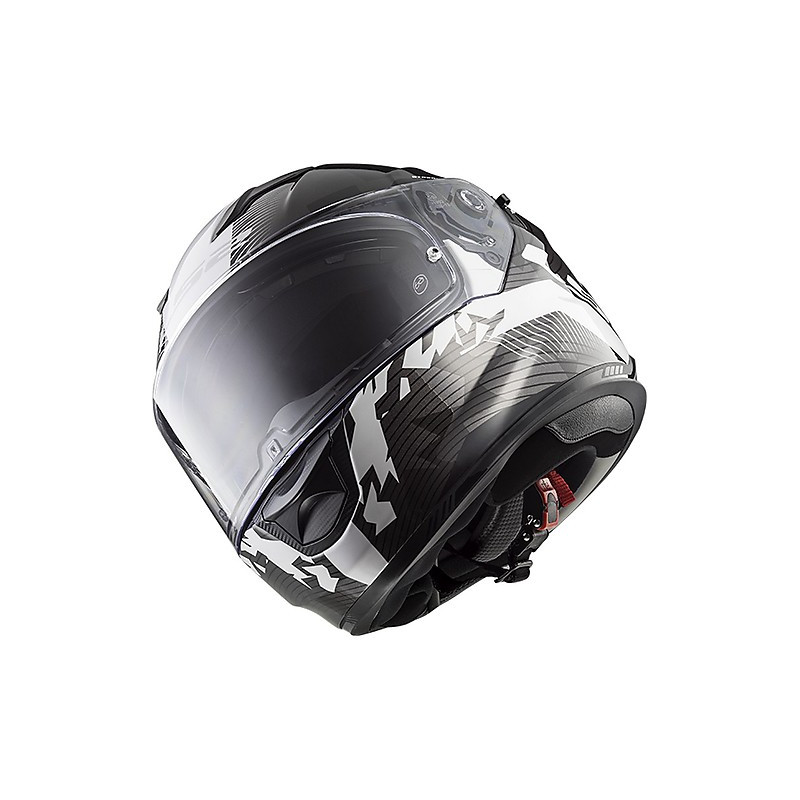 Casco Integrale Ls2 Ff320 Stream Evo Hype Nero Bianco Titanio - Fuorigiriweb