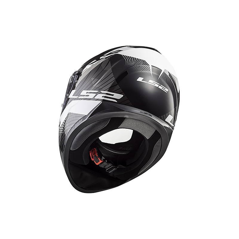 Casco Integrale Ls2 Ff320 Stream Evo Hype Nero Bianco Titanio - Fuorigiriweb