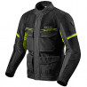 GIACCA MOTO IN TESSUTO OUTBACK 3 NERO GIALLO FLUO REV'IT