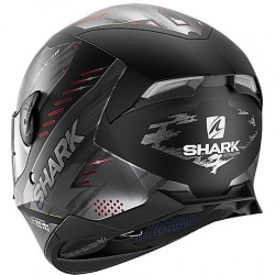 CASCO SKWAL 2.2 VENGER MAT NERO ROSSO OPACO SHARK