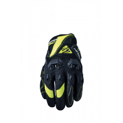 GUANTI FIVE STUNT EVO AIRFLOW BLACK / FLUO YELLOW