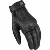 GUANTO MOTO LS2 RUST MAN GLOVES BLACK LEATHER