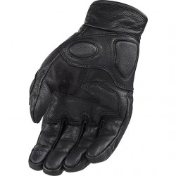 GUANTO MOTO LS2 RUST MAN GLOVES BLACK LEATHER