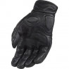 GUANTO MOTO LS2 RUST MAN GLOVES BLACK LEATHER