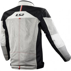 GIACCA MOTO LS2 ALBA MAN JACKET LIGHT GREY BLACK