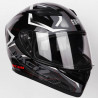 casco 316G TAMPERE MACH2 Nero Rosso | CGM