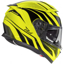 Casco Integrale In Fibra Premier DEVIL PR FLUO Giallo Fluo Nero | PREMIER