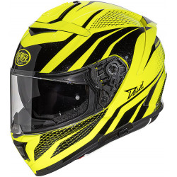 Casco Integrale In Fibra Premier DEVIL PR FLUO Giallo Fluo Nero | PREMIER