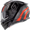 Casco Integrale In Fibra DEVIL GT17 Nero Rosso | PREMIER