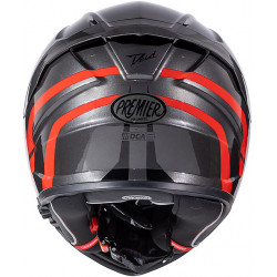 Casco Integrale In Fibra DEVIL GT17 Nero Rosso | PREMIER