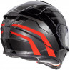 Casco Integrale In Fibra DEVIL GT17 Nero Rosso | PREMIER