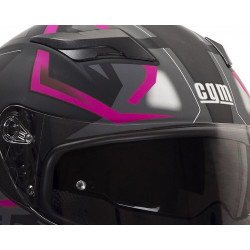 CASCO MOTO CROSS ENDURO - Doppia Visiera - CGM 606G Forward- TITANIO OPACO