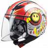 CASCO LS2 OF602 FUNNY SLUCH RED WHITE