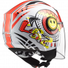 CASCO LS2 OF602 FUNNY SLUCH RED WHITE